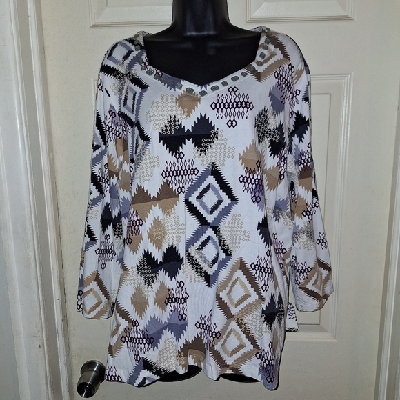 Alfred dunner blouse size 2X - Picture 1 of 6